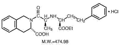 chemical structure 1.jpg image of chemical structure for quinapril hydrochloride - chemical structure 1
